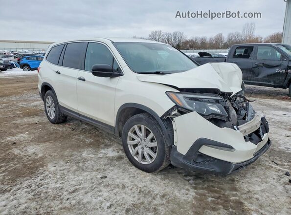 5FNYF6H14KB074303 2019 HONDA PILOT White 