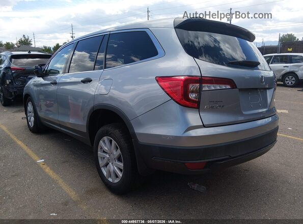 5FNYF6H14KB097662 2019 HONDA PILOT Серебряный Задняя левая четверть