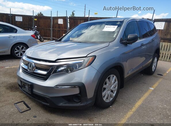5FNYF6H14KB097662 2019 HONDA PILOT Серебряный Передняя левая четверть
