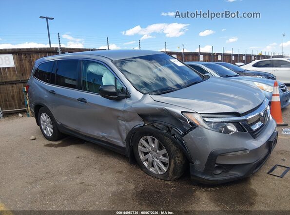 5FNYF6H14KB097662 2019 HONDA PILOT Серебряный Вид задней части салона