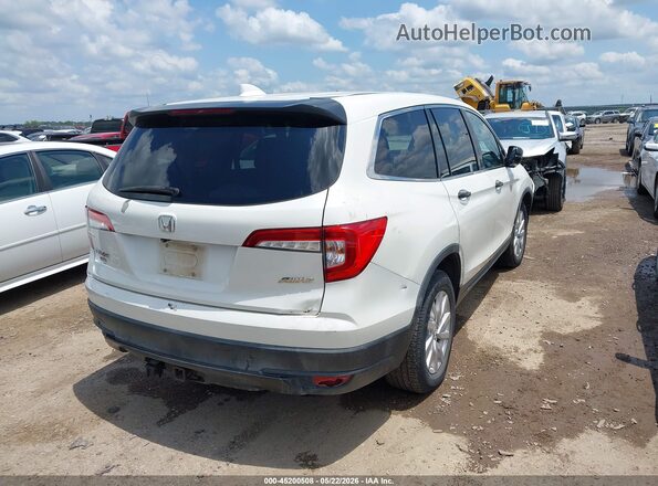 5FNYF6H15KB053184 2019 HONDA PILOT White უკანა მარჯვენა