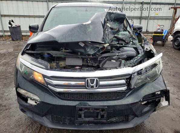 5FNYF6H18GB093332 2016 HONDA PILOT Black Դիմացի տեսք