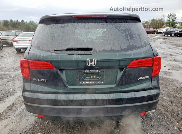 5FNYF6H18GB093332 2016 HONDA PILOT Black Հետևի տեսք