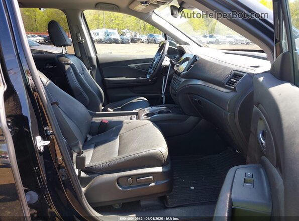 5FNYF6H20MB073905 2021 HONDA PILOT Черный Вид салона спереди