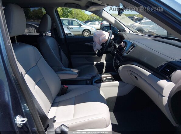 5FNYF6H27MB082388 2021 HONDA PILOT Blue Widok wnętrza z przodu