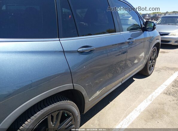 5FNYF6H27MB082388 2021 HONDA PILOT Blue Widok z przodu