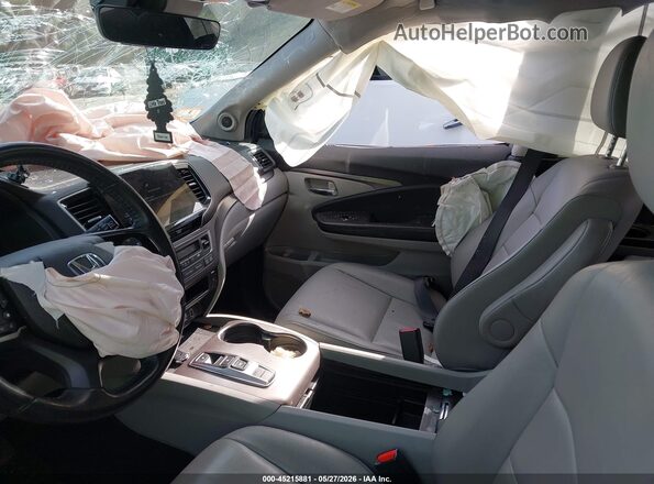 5FNYF6H2XMB102441 2021 HONDA PILOT Синий Вид салона спереди