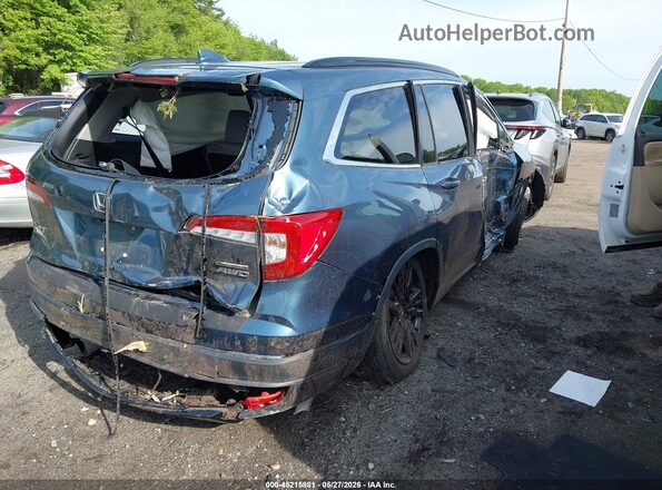5FNYF6H2XMB102441 2021 HONDA PILOT Синий Задняя правая четверть
