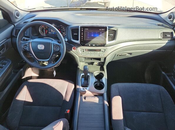 5FNYF6H31JB019372 2018 HONDA PILOT White Вид панелі приладів