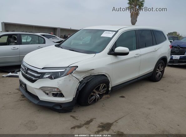 5FNYF6H32JB036004 2018 HONDA PILOT White Передня ліва чверть
