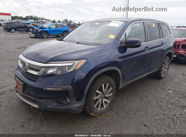 5FNYF6H33LB009672 2020 HONDA PILOT Синий Передняя левая четверть