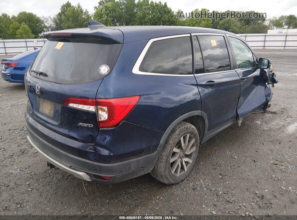 5FNYF6H33LB009672 2020 HONDA PILOT Синий Задняя правая четверть