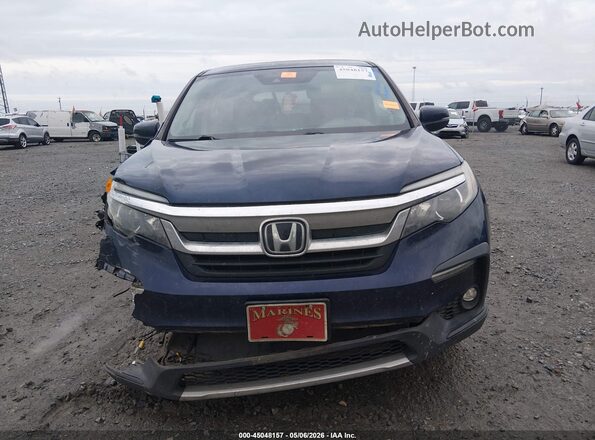 5FNYF6H33LB009672 2020 HONDA PILOT Синий Вид щитка приборов