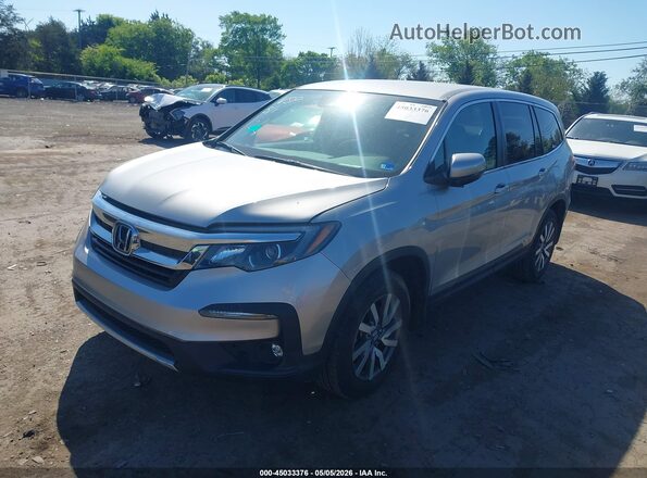 5FNYF6H34MB072913 2021 HONDA PILOT Silver Przód lewy