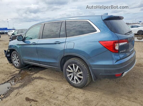 5FNYF6H35MB007052 2021 HONDA PILOT Синий Задняя левая четверть