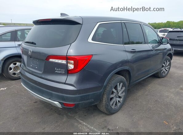 5FNYF6H37KB083644 2019 HONDA PILOT Gray Rear right