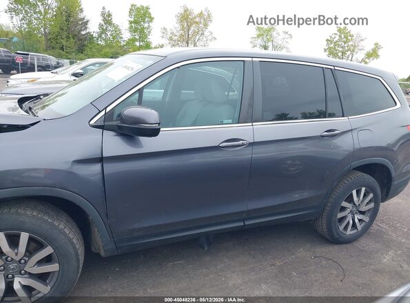 5FNYF6H37KB083644 2019 HONDA PILOT Gray 360 interior view