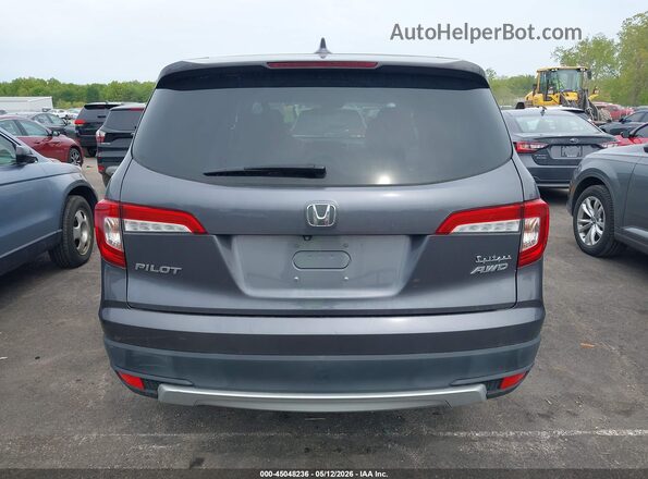 5FNYF6H37KB083644 2019 HONDA PILOT Gray 