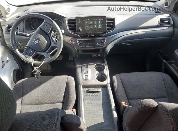 5FNYF6H38MB054950 2021 HONDA PILOT White Dashboard view
