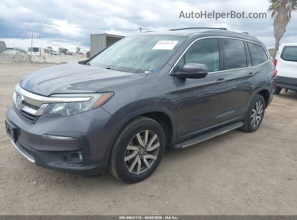 5FNYF6H39KB010467 2019 HONDA PILOT Gray 