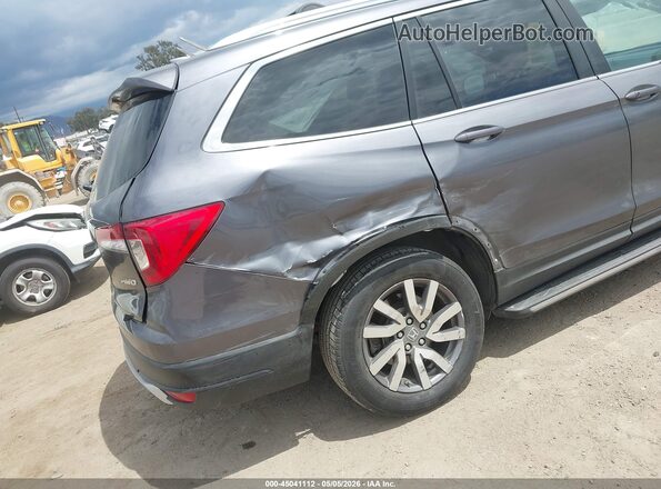 5FNYF6H39KB010467 2019 HONDA PILOT Gray 