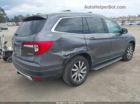 5FNYF6H39KB010467 2019 HONDA PILOT Gray 