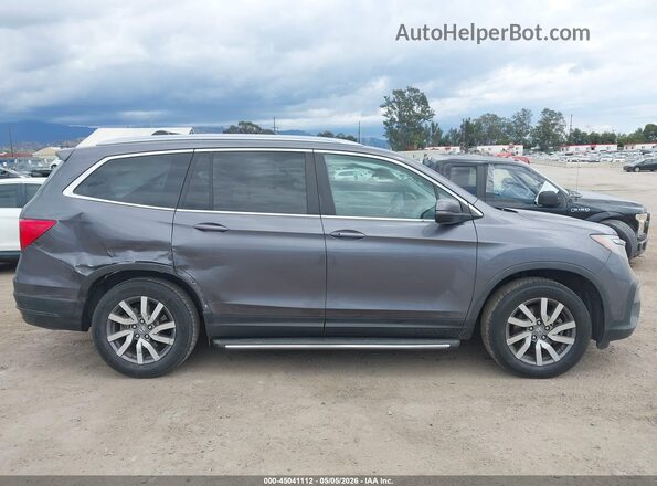 5FNYF6H39KB010467 2019 HONDA PILOT Gray 