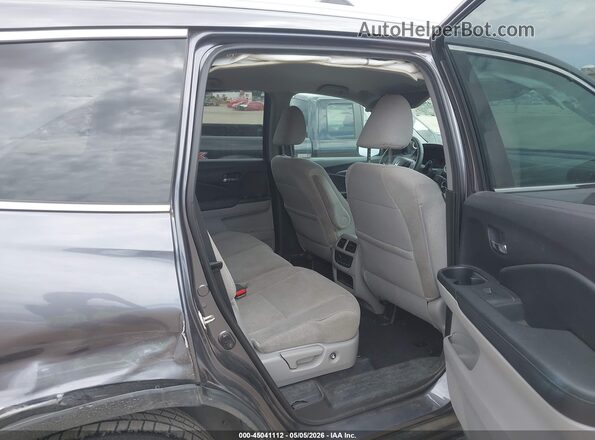 5FNYF6H39KB010467 2019 HONDA PILOT Gray 