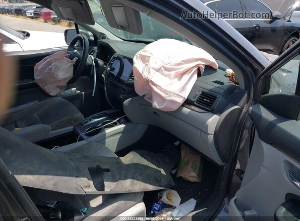5FNYF6H3XMB057655 2021 HONDA PILOT Gray Front interior view