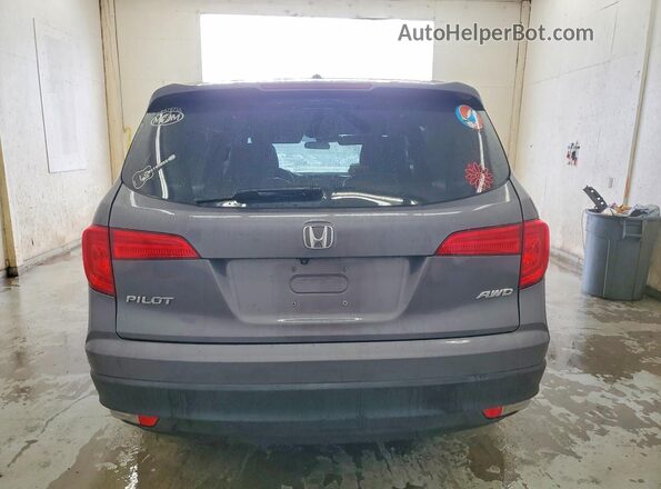 5FNYF6H45HB058923 2017 HONDA PILOT Gray 