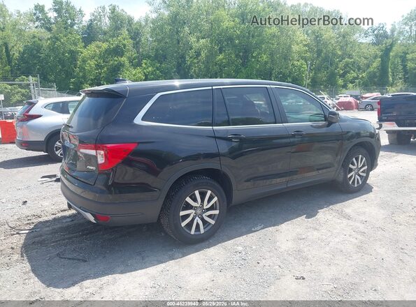 5FNYF6H51KB059485 2019 HONDA PILOT Black Trasero derecho
