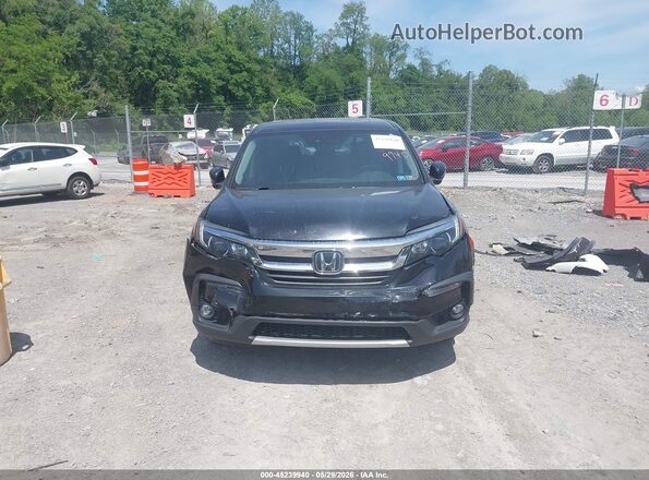 5FNYF6H51KB059485 2019 HONDA PILOT Black Vista del cuadro de instrumentos