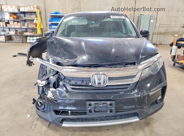 5FNYF6H52KB047006 2019 HONDA PILOT Black Front view