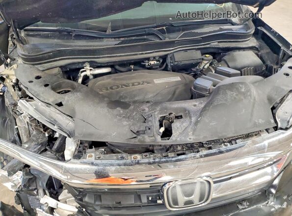 5FNYF6H52KB047006 2019 HONDA PILOT Black Engine compartment view