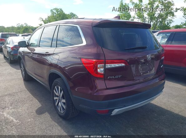 5FNYF6H52LB054524 2020 HONDA PILOT Темно-бордовый Задняя левая четверть