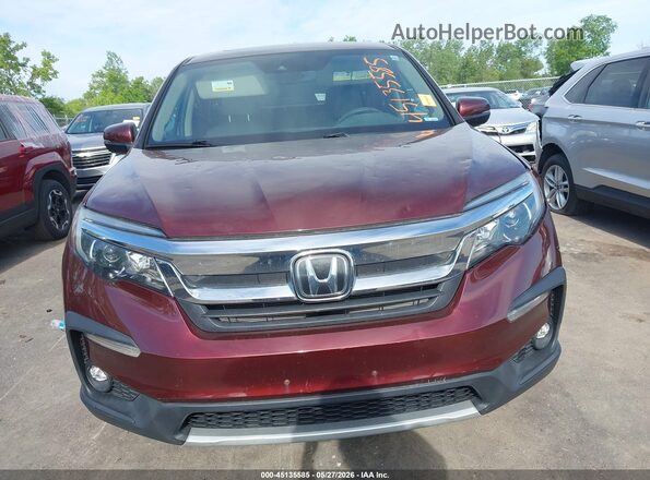5FNYF6H52LB054524 2020 HONDA PILOT Темно-бордовый Вид щитка приборов