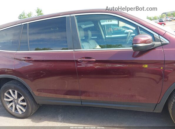 5FNYF6H52LB054524 2020 HONDA PILOT Темно-бордовый Вид задней части салона