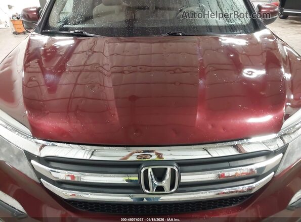 5FNYF6H53JB057557 2018 HONDA PILOT Red Widok z przodu