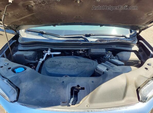 5FNYF6H53MB063587 2021 HONDA PILOT Black Vista del compartimento del motor