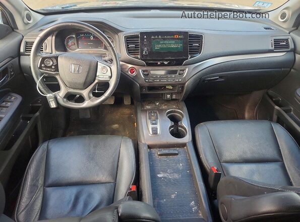 5FNYF6H53MB094807 2021 HONDA PILOT Gray Dashboard view