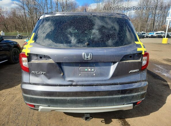 5FNYF6H53MB094807 2021 HONDA PILOT Gray Rear view