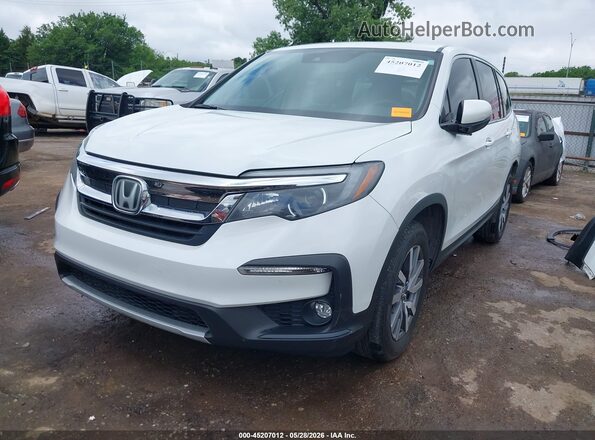 5FNYF6H53NB018747 2022 HONDA PILOT Белый Передняя левая четверть
