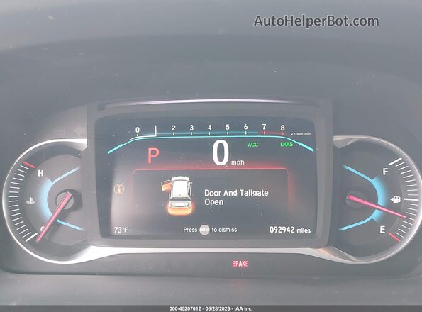 5FNYF6H53NB018747 2022 HONDA PILOT Белый Вид задних сидений