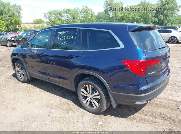 5FNYF6H54HB053530 2017 HONDA PILOT Синий Задняя левая четверть