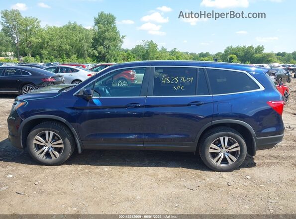 5FNYF6H54HB053530 2017 HONDA PILOT Синий 