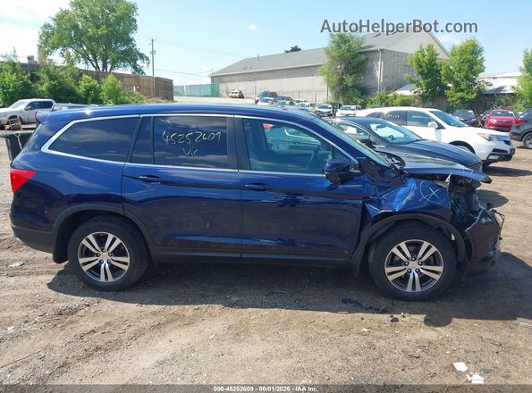 5FNYF6H54HB053530 2017 HONDA PILOT Синий Панорамный вид салона 360°