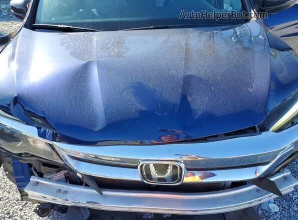 5FNYF6H55NB010049 2022 HONDA PILOT Blue Widok komory silnika