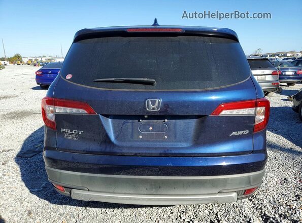 5FNYF6H55NB010049 2022 HONDA PILOT Blue Widok z tyłu