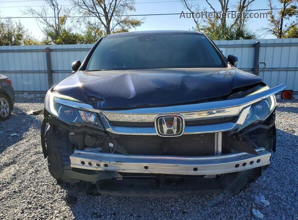 5FNYF6H55NB010049 2022 HONDA PILOT Blue Widok z przodu