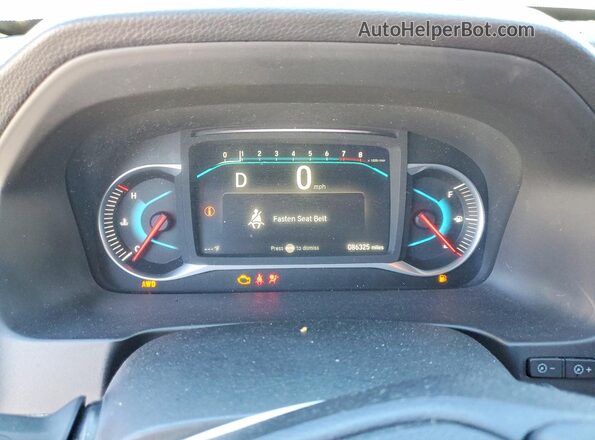 5FNYF6H55NB010049 2022 HONDA PILOT Blue Widok zestawu wskaźników